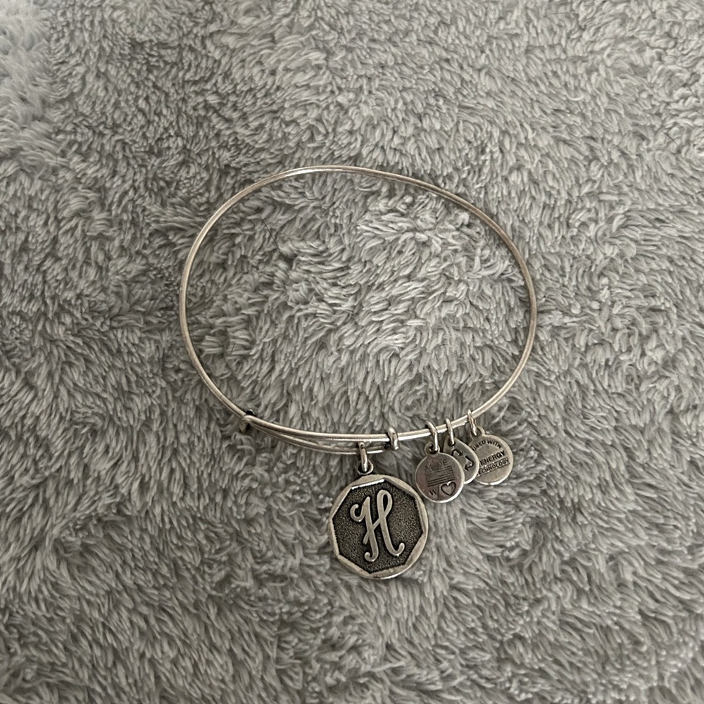 Vintage Alex and Ani H Bracelet
